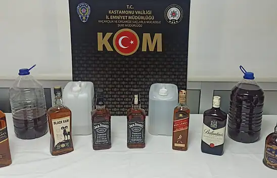 Sahte Alkol Ele Geçirildi