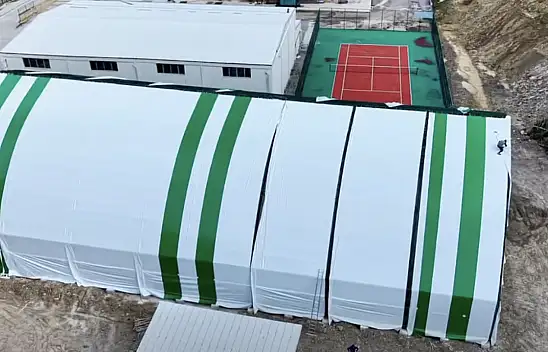 Şenpazar'da Kapalı Halı Saha Projesinde Sona Gelindi