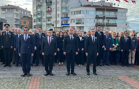 Sinop'ta 10 Kasım Töreni