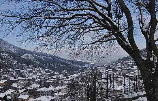 Tarihi İlçenin Kış Güzelliği Mest Etti