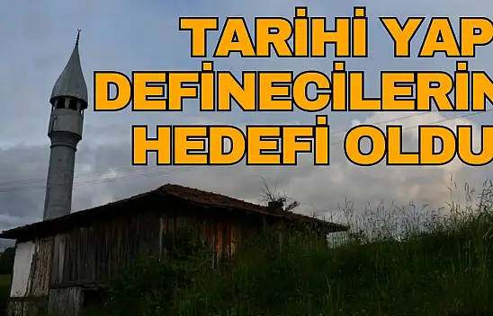 Tarihi Yapı Definecilerin Hedefi Oldu!