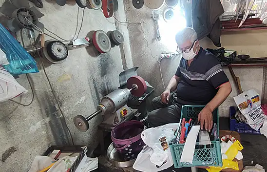 Tosya'da bıçakçıların bayram mesaisi
