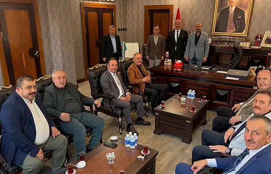 Tosya'da Esnaf Odaları Temsilcilerinden Belediye'ye Ziyaret