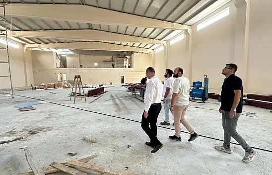 Tosya'da Spor Salonu İnşası Sürüyor