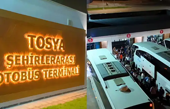 Tosya Otogarı Bayramın Son Gününde Doldu Taştı