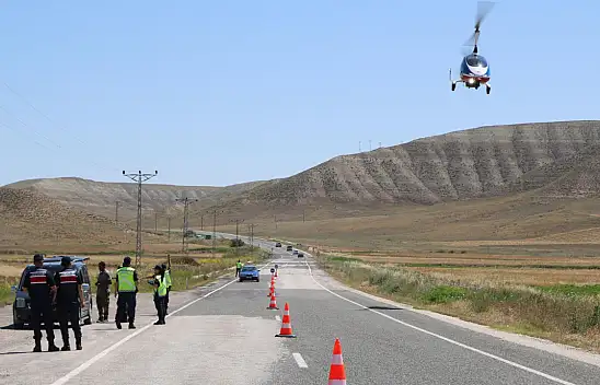 Trafikte 'cayrokopter'li denetim