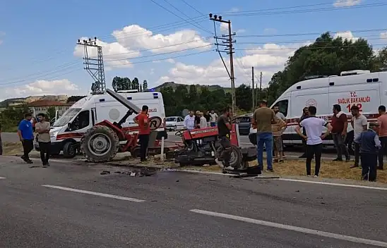 Traktör İkiye Bölündü