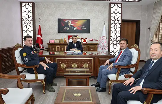 TUSAŞ Test Pilotundan Hasan Gümüş'e Ziyaret