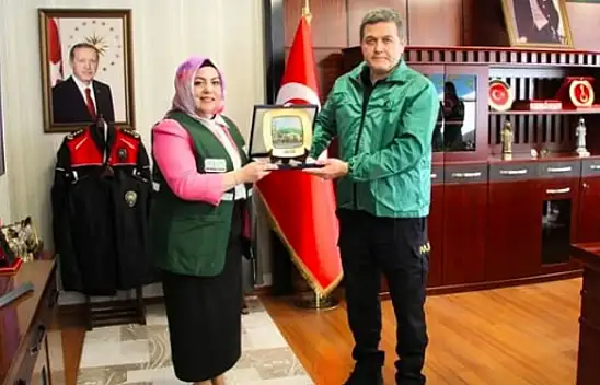 Yeşilay Kastamonu Şubesi, Emniyet Müdürü Kayhan Ay'ı Ziyaret Etti