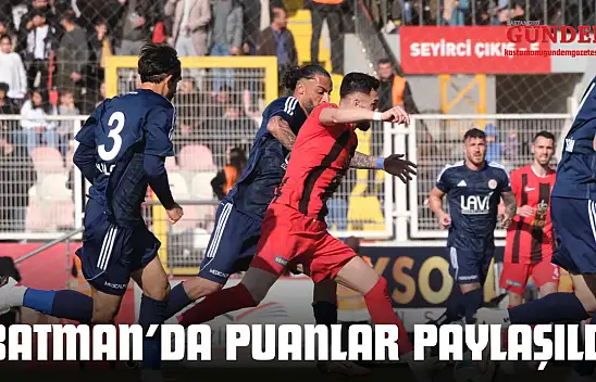 Zirve Randevusu Sonucu: Batman Petrolspor 1-1 GMG Kastamonuspor