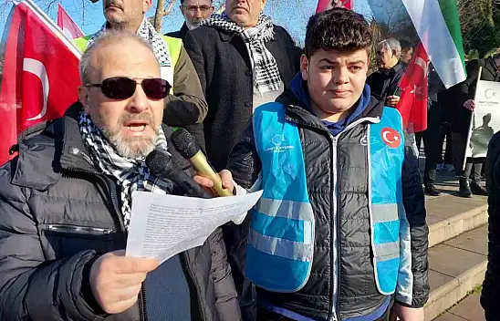 Zonguldak'ta Gazze'ye Destek Yürüyüşü Düzenlendi