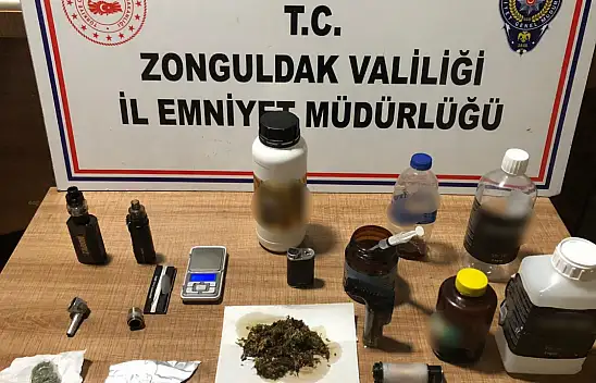 Zonguldak'ta uyuşturucu operasyonu: 3 tutuklu