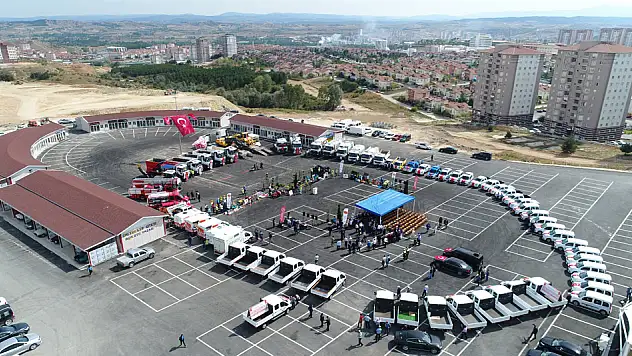 73 araçlık dev hizmet ağı