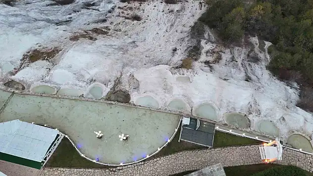 'Bolu'nun Pamukkalesi'nde Kış Sessizliği