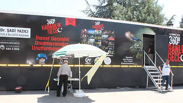 '360 Derece, Karanlık Gece' TIR'ı ilimize geldi