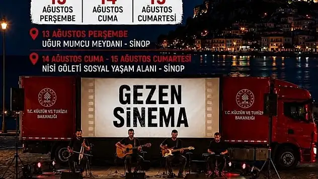 'Gezen Sinema' Sinop'ta