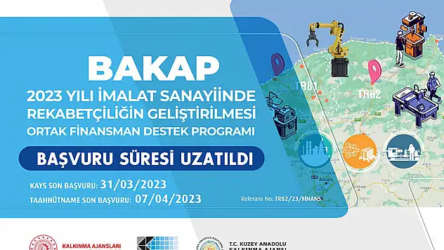 20 milyon TL'lik destek başvuru süresi uzatıldı