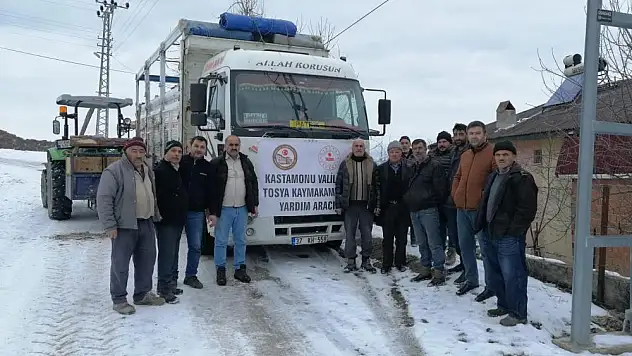 15 TIR YAKACAK GÖNDERİLDİ