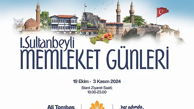 1. 'Sultanbeyli Memleket Günleri' Başlıyor