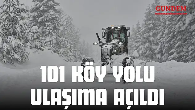 101 Köy Yolu Ulaşıma Açıldı