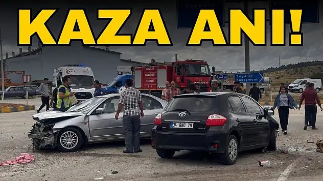 12 Kişinin Yaralandığı Kaza Kamerada
