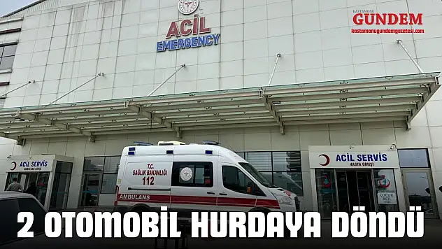 2 Otomobil Hurdaya Döndü, Yaralılar Var!