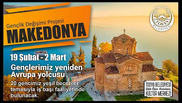 20 Genç Makedonya'ya Gidecek