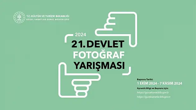 21'inci Devlet Fotoğraf Yarışması Başlıyor