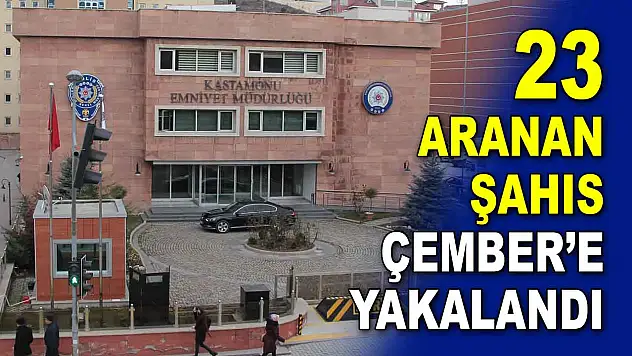 23 Aranan Şahıs Çember'e Yakalandı