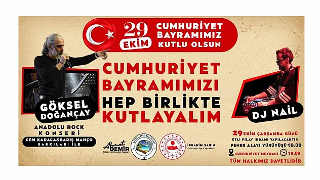 29 Ekim Cumhuriyet Bayramı Coşkuyla Kutlanacak