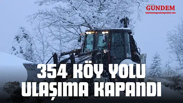 354 Köy Yolunda Ulaşım Sağlanamıyor
