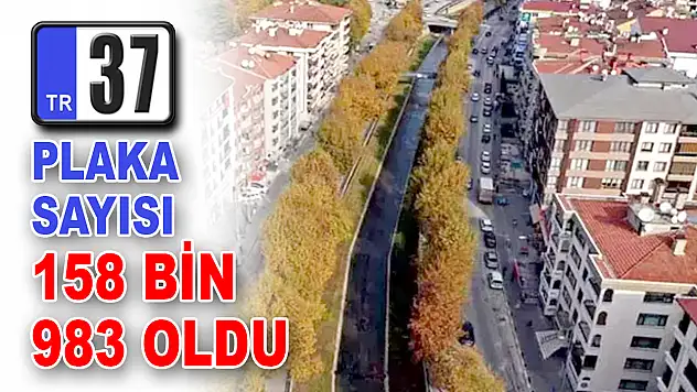 37 Plaka Sayısı 158 Bin 983 Oldu