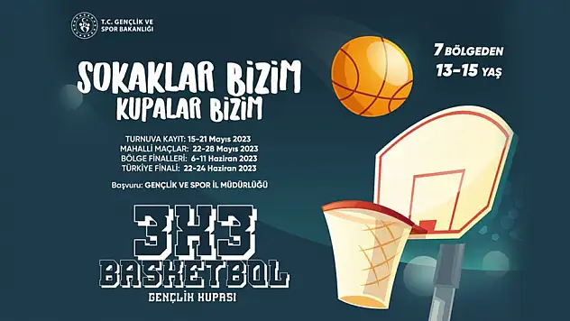 3x3 sokak şampiyonası başvuruları başladı