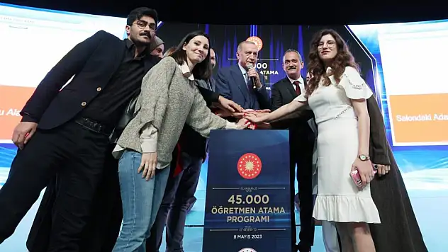 45 bin öğretmen atandı