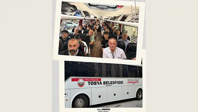 50 Kişilik Kafile Çanakkale'ye Uğurlandı