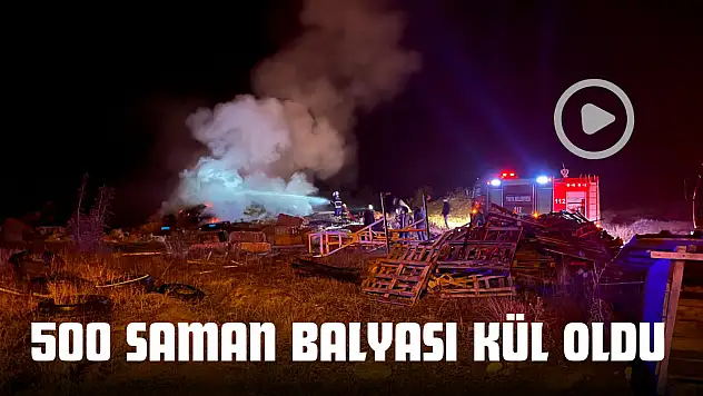 500 Saman Balyası Kül Oldu