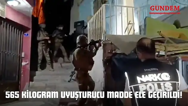 565 Kilogram Uyuşturucu Madde Ele Geçirildi!