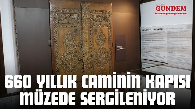 660 Yıllık Caminin Kapısı Müzede Sergileniyor