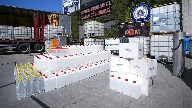 7 Ayda 500 Bin Litre Kaçak İçki Ele Geçirildi