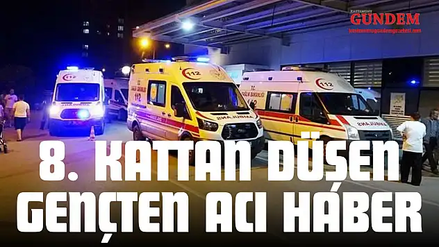 8. Kattan Düşen Gençten Acı Haber