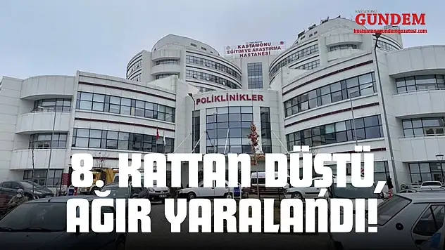 8. Kattan Düştü, Ağır Yaralandı!
