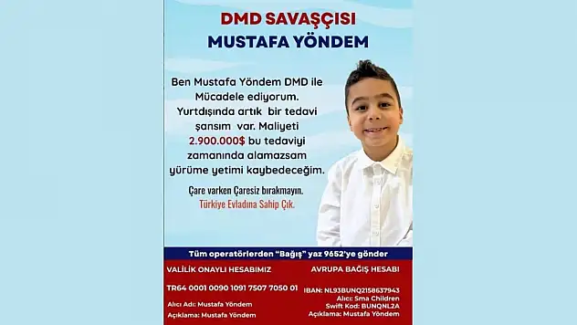 8 Yaşındaki Mustafa'nın Tedavisi İçin Destek Bekleniyor