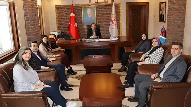 Mevkidaşlarından Kaymakam Karataş'a Ziyaret