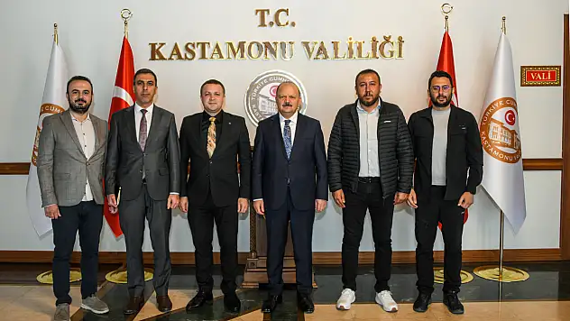 AA Samsun Bölge Müdürü Demir'den Vali Dallı'ya Ziyaret