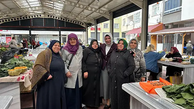 Abana Belediye Başkanı Seda Oyar'dan Kapalı Pazar Alanına Ziyaret