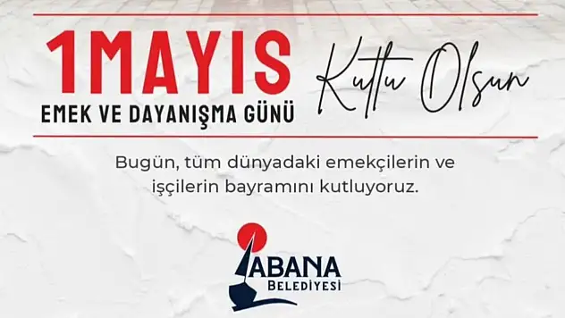 Abana Belediye Başkanı Seda Oyar'dan 1 Mayıs Mesajı