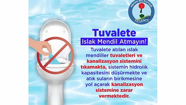 Abana Belediyesi'nden Islak Mendile 'Ceza Uyarısı'