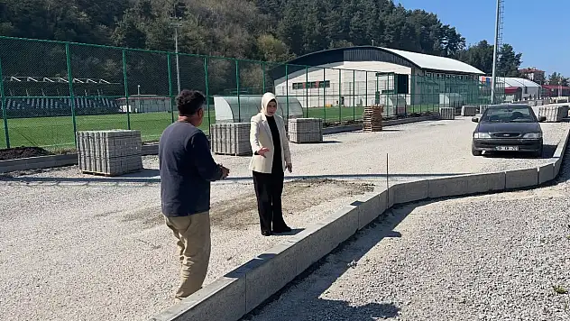 Abana'da Kaldırım Çalışmaları Başladı