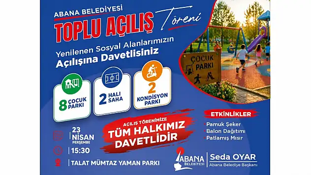Abana'da Toplu Açılış Heyecanı!