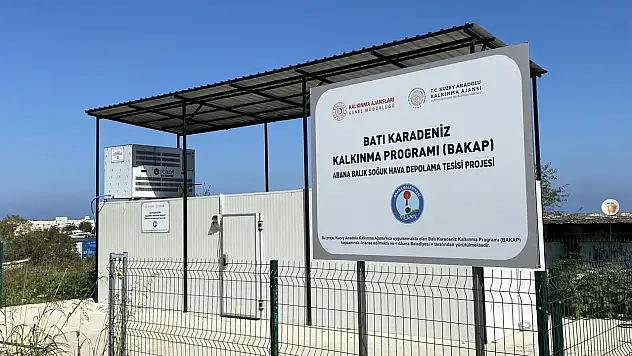 Abana'ya soğuk hava deposu kazandırıldı